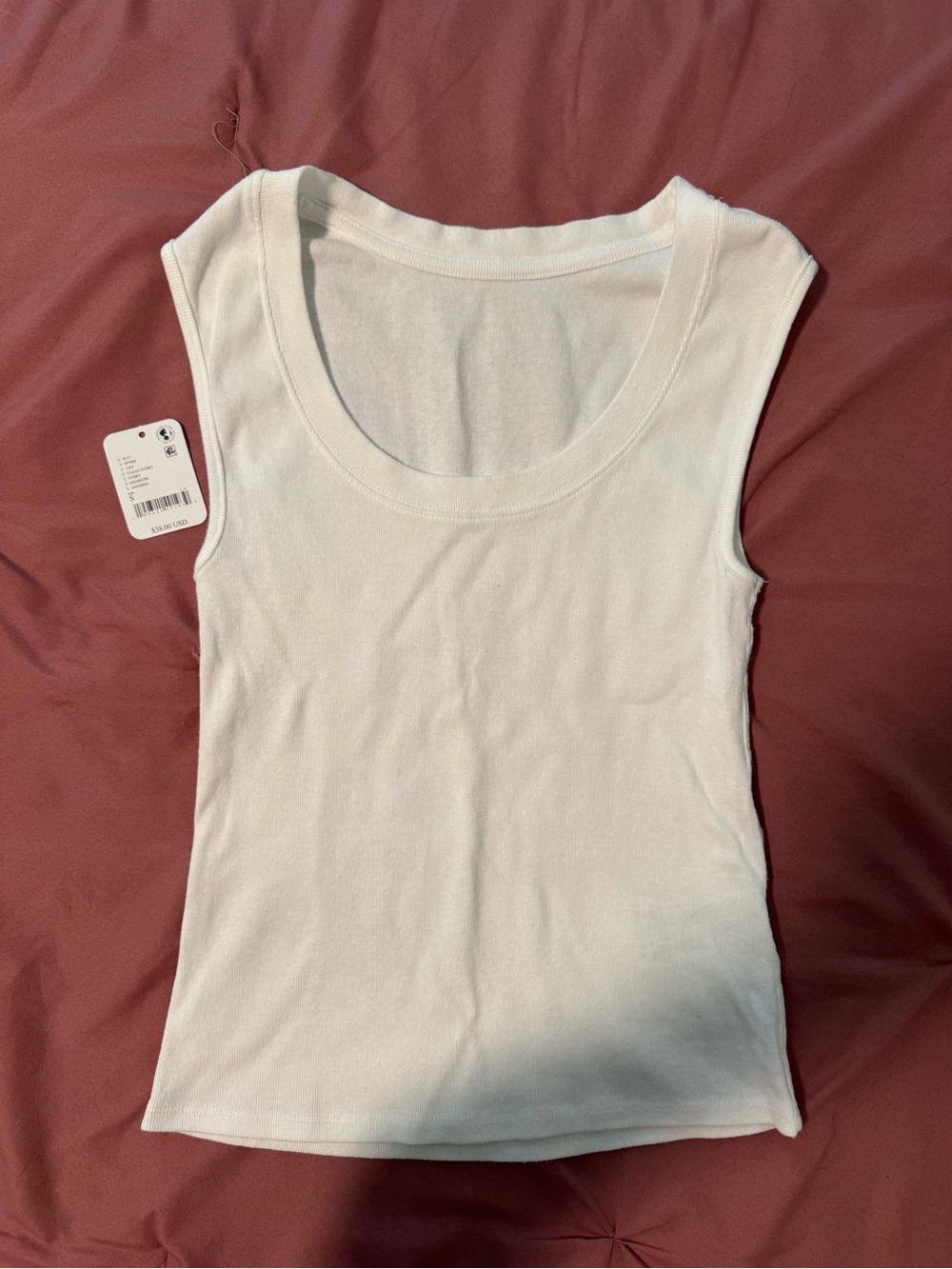 White Free People Tank